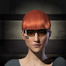 Redhead with Sunglasses