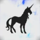 Gray unicorn