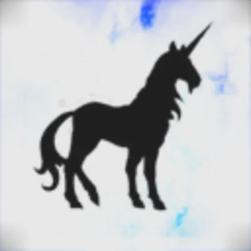 Gray unicorn