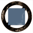 Blue Box in a Circle
