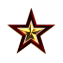 On the back with a shovel on