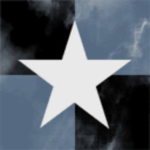 Black Blue White Star