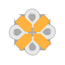 School of cross-stitching with a cup of cocoa