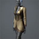 Women's 'Sanctity' Dress (cream/gold)