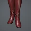 Women's 'Mitral' Boots (dark red)
