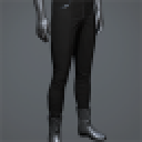 Men's 'Rider' Pants (black silver)