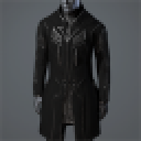 Men's 'Curate' Coat (black/silver)