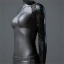 Women's 'Vise' Cybernetic Arm (matte black left)