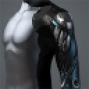 Men's 'Crusher' Cybernetic Arm (blue and white left)