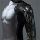 Men's 'Crusher' Cybernetic Arm (green and yellow left)