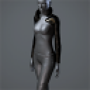 Women's 'Eternity' Suit Top (Black/Gold)