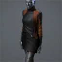 Women's 'Outlaw' Coat (Burnt Orange)