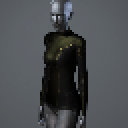 Women's 'Serpentis' T-shirt (olive/black)