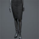 Women's 'Structure' Skirt (graphite)