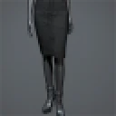 Women's 'Structure' Skirt (graphite)