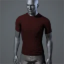 Men's 'Form' T-shirt (dark red)