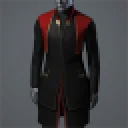 Men's 'Esquire' Coat (red/gold)