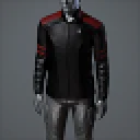 Men's 'Marshal' Jacket (Blood Raiders black/red)