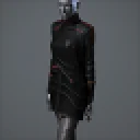 Women's 'Outlaw' Coat (Blood Raiders extra red)