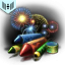 Crimson Helix Firework (Large)