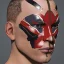 Men's 'Vermillion Dragon' Facial Augmentation