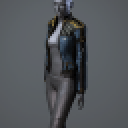 Women's Caldari Navy Crew Jacket